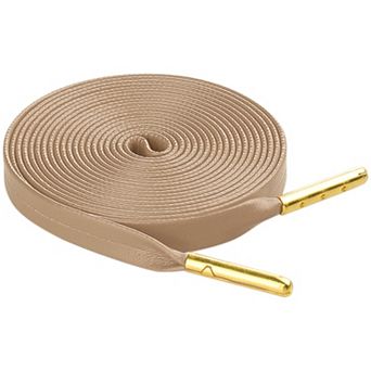 1 Pair Unisex PU Leather Flat Shoe Laces for Sneakers Boots 55.1"