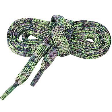 2 Pairs Flat Gradient Colors Shoelaces for Boots Sneakers 59.06"