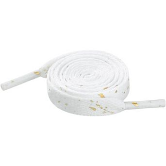 Unisex Flat Shoe Laces Splatter Painted Fun Shoelaces for Sneakers 2 Pairs 47.2"