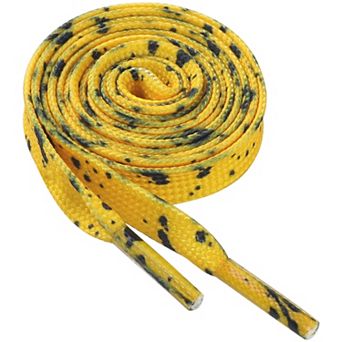 Unisex Flat Shoe Laces Splatter Painted Fun Shoelaces for Sneakers 2 Pairs 47.2"