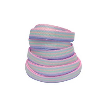 2 Pairs Colorful Flat Shoelace Gradient Fashion Shoelace Sneakers 47.2"
