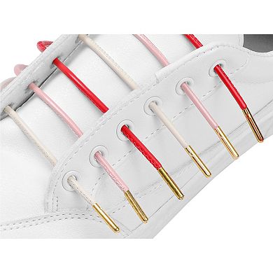1 Pair Shoelaces Solid Color Round Shoe Laces for Sneakers Boots 70.9"