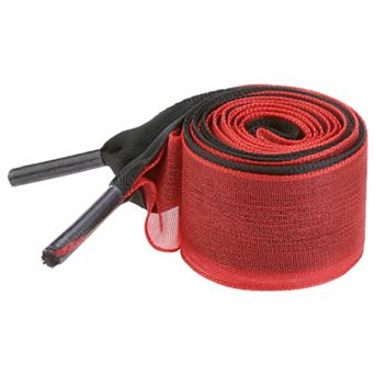 1 Pair Satin Ribbon Double Layered Flat Snow Yarn Shoe Laces for Women 70.87"