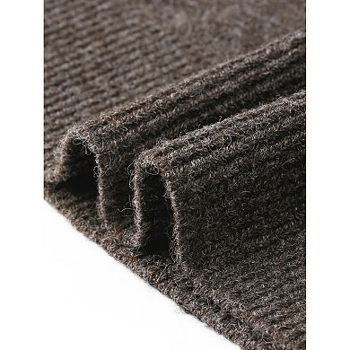 Sweater Vest Top for Women's Sleeveless Crew Neck Casual Pear Pattern Knitted Pullover Sweater