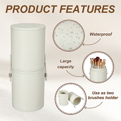 7.87 x 3.15 inch 1Pc Pencil Holder Storage Box Round Pencil Case