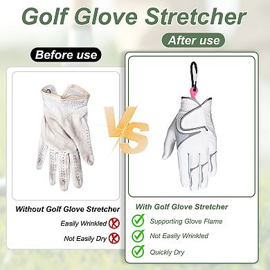 1SET Golf Gloves Stretcher,Plastic Keeper Support Rack Holder