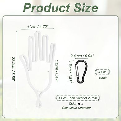 1SET Golf Gloves Stretcher,Plastic Keeper Support Rack Holder