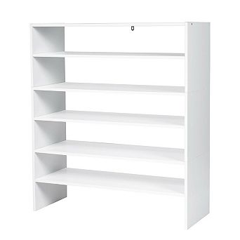 Stackable Shoe Rack 3 pc 6 tier Storage Organizer Shelf