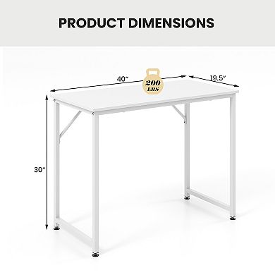 L Shaped Computer Desk Writing Workstation for Home Office
