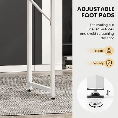 L Shaped Computer Desk Writing Workstation for Home Office