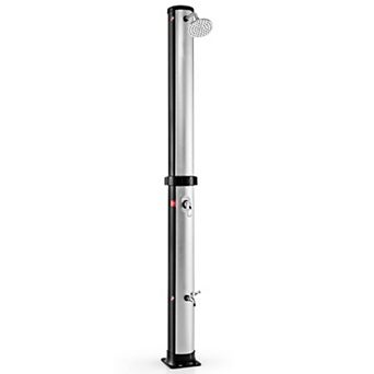 Solar Heated Outdoor Shower 7.2 Ft Freestanding Shower With Rotating Head