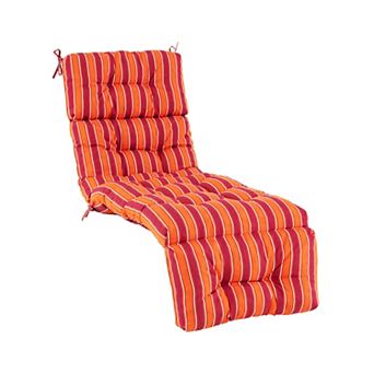 Outdoor Chaise Lounge Cushion 73 x 22 Inch Patio Chair Pad with 4 Ties