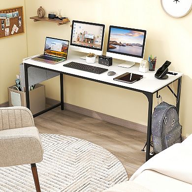 Computer Desk With Charging Station And Storage Bag