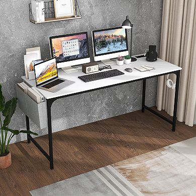 Computer Desk With Charging Station And Storage Bag