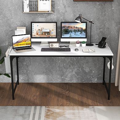 Computer Desk With Charging Station And Storage Bag