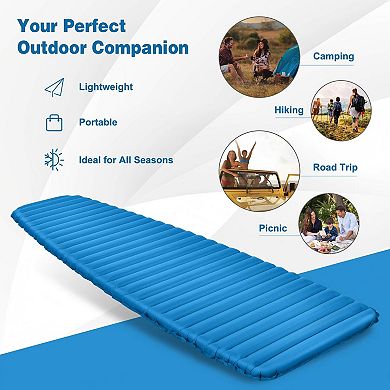 Inflatable Camping Sleeping Pad Waterproof 3 Inch Air Mattress