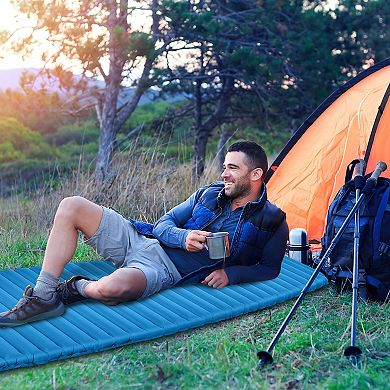 Inflatable Camping Sleeping Pad Waterproof 3 Inch Air Mattress
