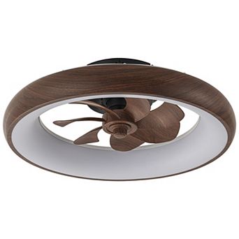 C Cattleya 20-Inch Dimmable LED RGB Smart Ceiling Fan with Light and Voice/App/Remote Control