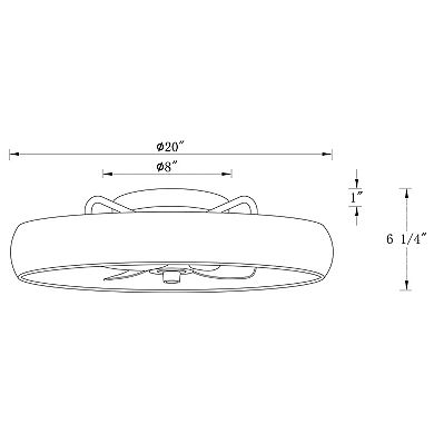 C Cattleya 20-Inch Dimmable LED RGB Smart Ceiling Fan with Light and Voice/App/Remote Control