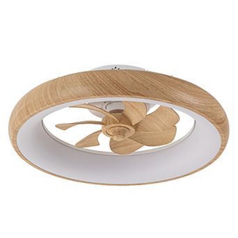 C Cattleya 20-Inch Dimmable LED RGB Smart Ceiling Fan with Light and Voice/App/Remote Control