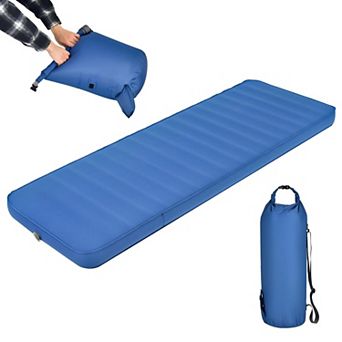 Self Inflating Camping Sleeping Pad Folding Mattress With Carry Bag