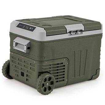 12 Volt Car Refrigerator Portable Car Fridge 35L With Wheels