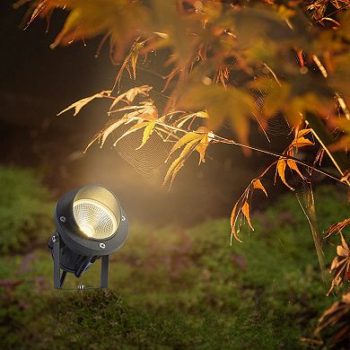 C Cattleya 12-Pack 11-Inch Outdoor LED Landscape Spotlight with Ground Stakes