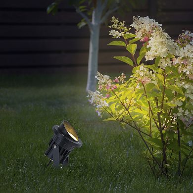 C Cattleya 6-Pack 10.75-Inch Outdoor LED Landscape Spotlight with Ground Stakes
