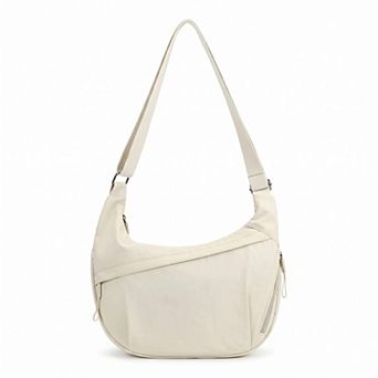 Nylon Crossbody Bag with Adjustable Strap Lightweight Shoulder Sling Bag with Zip Pockets