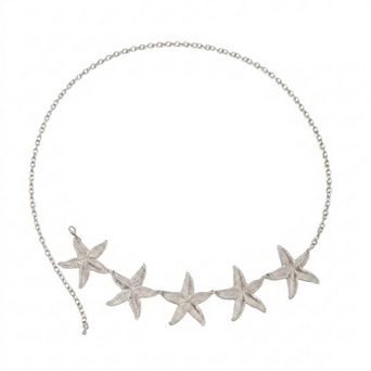 Women's Starfish Metal Waist Chain Adjustable Beach Body Belt Ocean Inspired Waist Jewelry