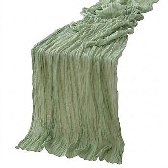 1 Pack Cheesecloth Table Runner, Boho Gauze, Rustic Party Decor