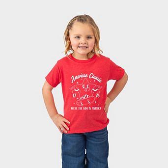 American Classic Kids In America - Toddler Short Sleeve Graphic T-Shirt