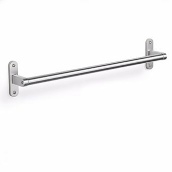 24 Brushed Nickel Towel Rack Rustproof Sturdy Wall Mounted Space Saving Bathroom Kitchen