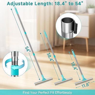 Carpet Rake for Pet Hair Removal Set of 3 with Adjustable Handle