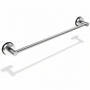 Adjustable Stainless Steel Towel Bar Suction Mount Bathroom Rack