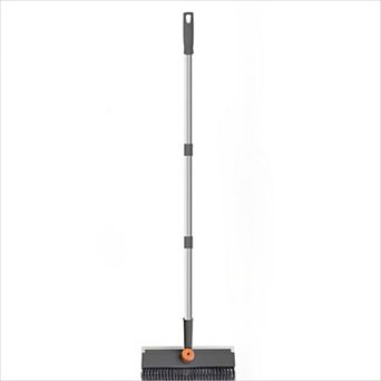 Floor Scrub Brush with Long Handle Stiff Bristle Heavy Duty