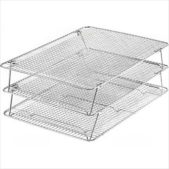 Collapsible Cooling Rack 3 tier Stainless Steel for Baking