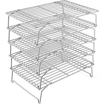 Cooling Rack 5 tier Stainless Steel Stackable Collapsible