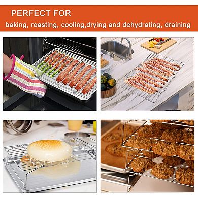 Cooling Rack 5 Tier Stainless Steel Stackable Collapsible