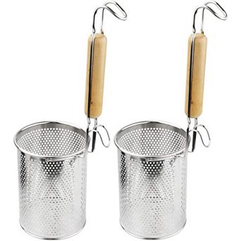Stainless Steel Mesh Spider Strainer 2 Pack for Pasta