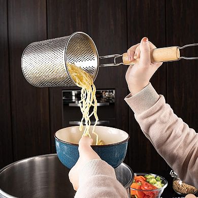 Stainless Steel Mesh Spider Strainer 2 Pack for Pasta