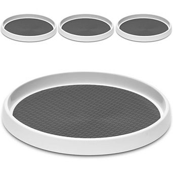 Non Skid Turntable Lazy Susan Organizer 4 Pack 12 Inch