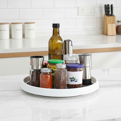 Non Skid Turntable Lazy Susan Organizer 4 Pack 12 Inch