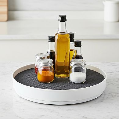 Non Skid Turntable Lazy Susan Organizer 4 Pack 12 Inch