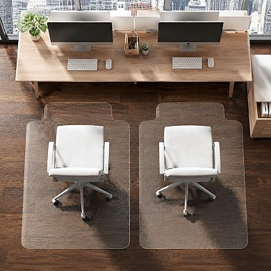 PVC Office Chair Mat Hardwood Floor Protector Heavy Duty Easy Clean