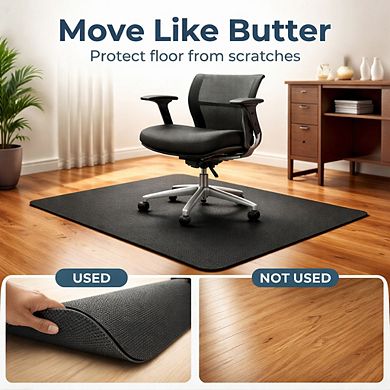 Heavy Duty Non Slip Floor Protector Mat For Hardwood Tile Floors