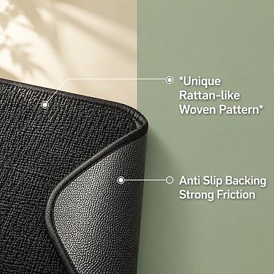 Woven Anti Slip Office Chair Mat For Hardwood Tile Floors Waterproof Durable