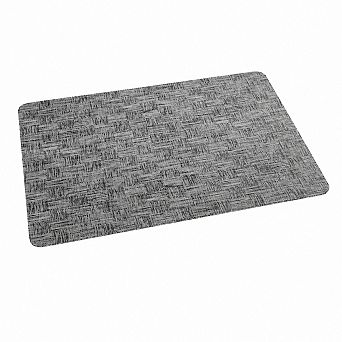 Woven PVC Office Chair Mat For Hardwood Floors Non Slip Smooth Easy Clean
