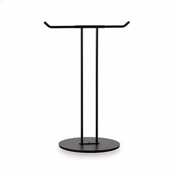 T-shaped Hand Towel Holder Stand Countertop Stainless Steel Rack Non-slip Base Bathroom Kitchen