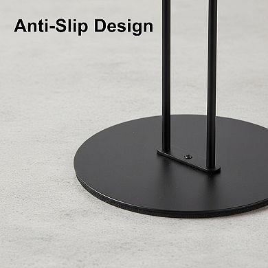 T-shaped Hand Towel Holder Stand Countertop Stainless Steel Rack Non-slip Base Bathroom Kitchen